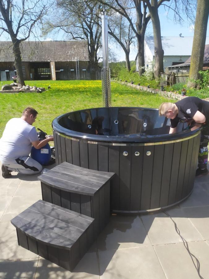 Villa Dom W Malowniczej Wsi Z Imprezowa Stodola Hot Tub Jacuzzi à Zakrzewo Zalesie Extérieur photo