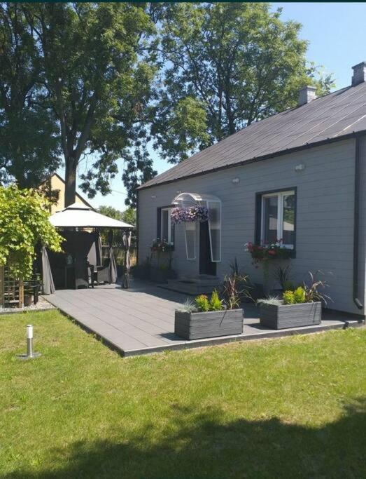 Villa Dom W Malowniczej Wsi Z Imprezowa Stodola Hot Tub Jacuzzi à Zakrzewo Zalesie Extérieur photo